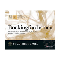 Aquarellblock CANSON St Cuthberts Bockingford Rough 300 g/m² 31 – 41 cm - 12 Blatt
