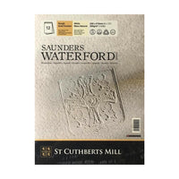 Aquarellblock CANSON St Cuthberts Saunders Rough 300 g/m² weiß 23 x 31 cm - 12 Blatt