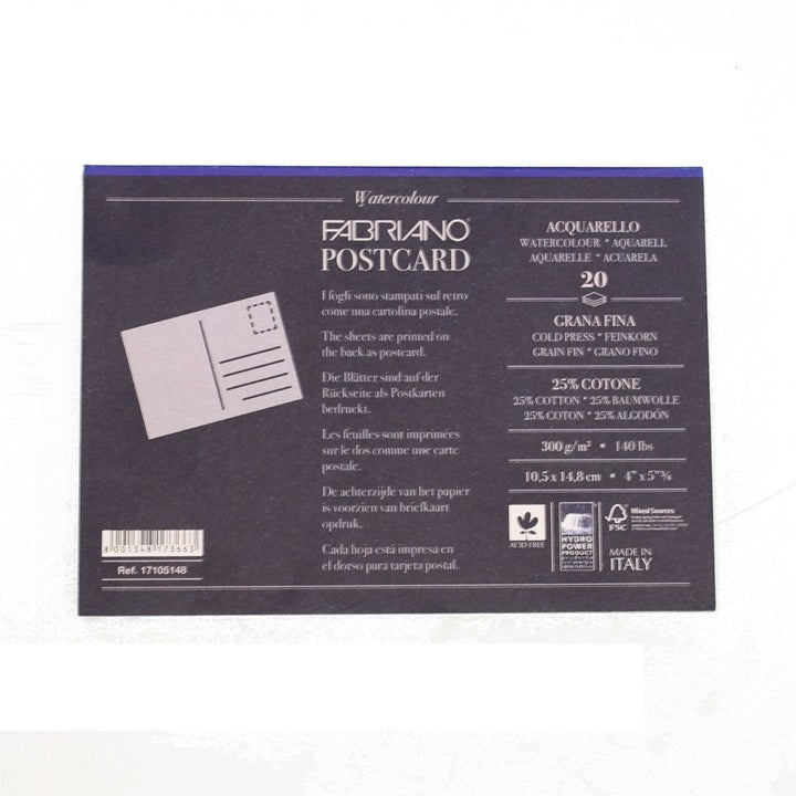 Aquarellblock FABRIANO postcard 20 Blätter — Bild 5
