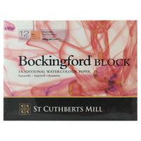 Aquarellblock St Cuthberts Mill Bockingford HP weiß 300 g/m² 12 Blatt – 31 – 41 cm