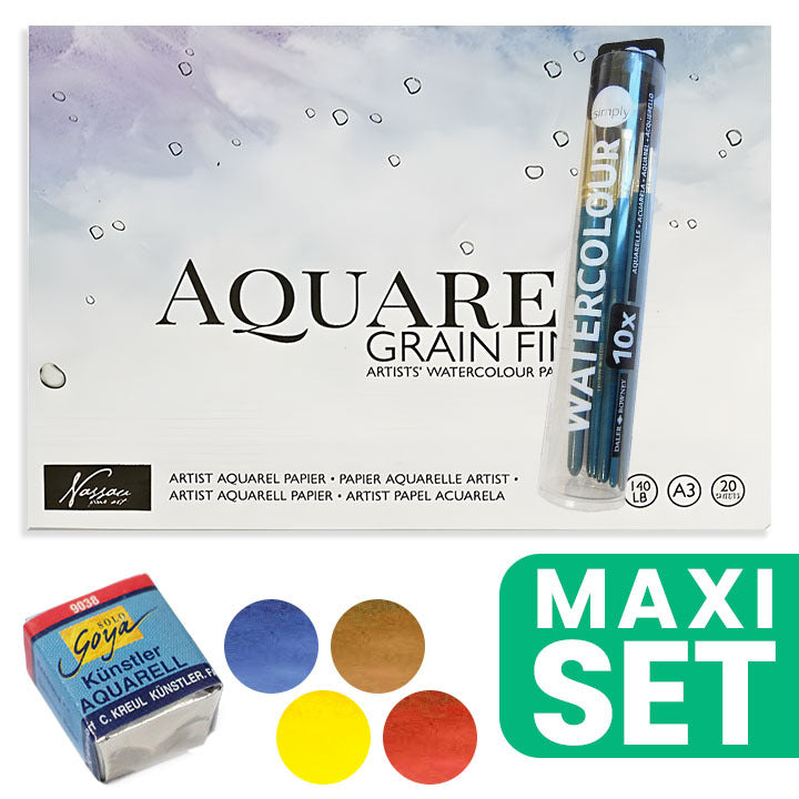 Aquarellmalerei-Set — Bild 1