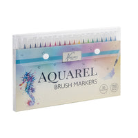 Aquarellmarker in Verpackung - 20 Stück und Pinsel — Bild 2