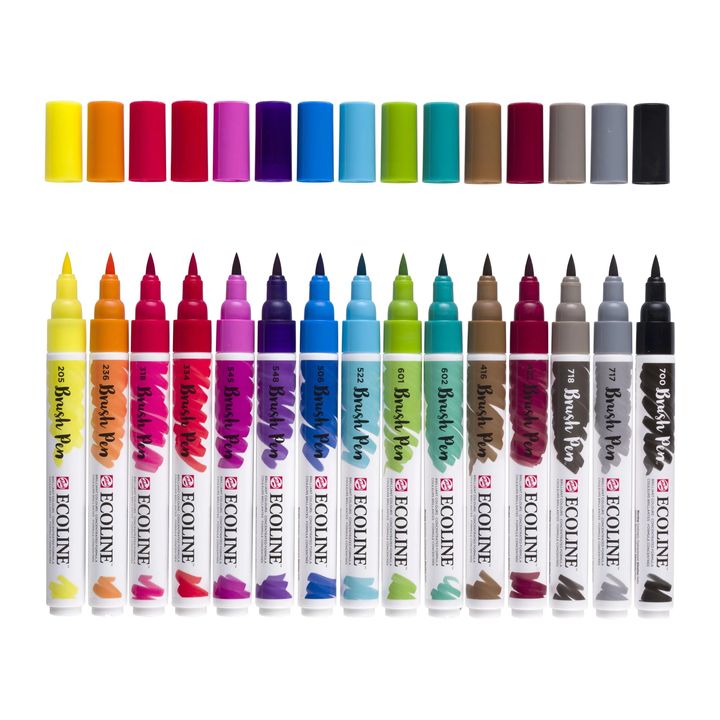 Aquarellstifte ECOLINE BRUSH PEN 15 Stück — Bild 7