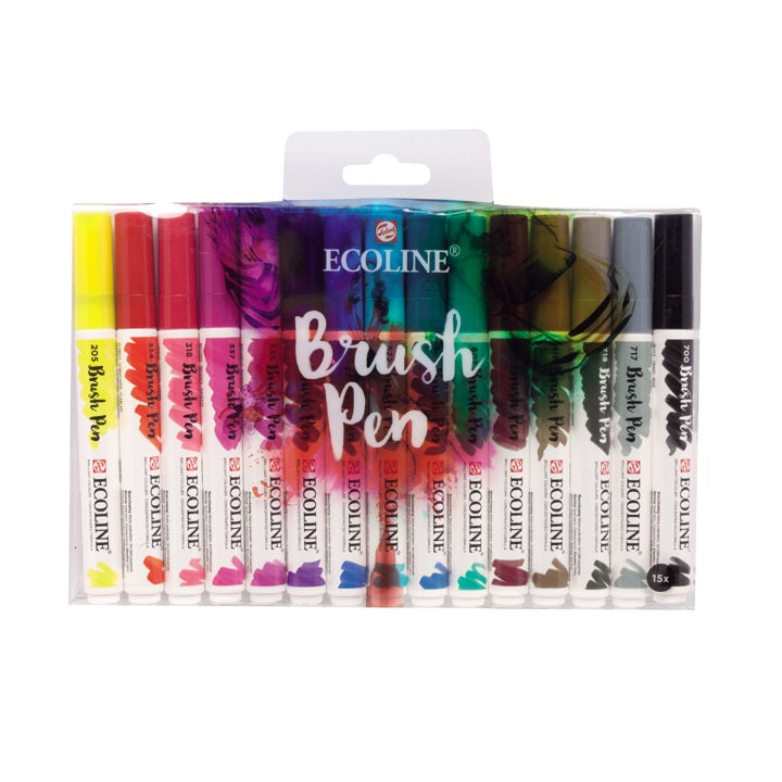 Aquarellstifte Ecoline Brush Pen / 15er Set — Bild 2
