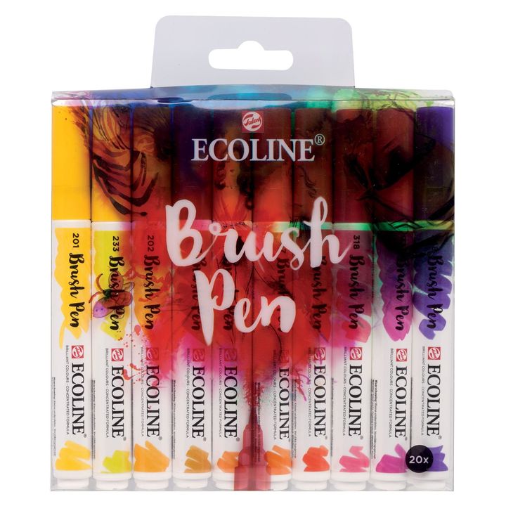 Aquarellstifte Ecoline Brush Pen | 20er Set — Bild 5