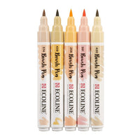Aquarellstifte Ecoline Brush Pen Beige Pink | 5er Set — Bild 8