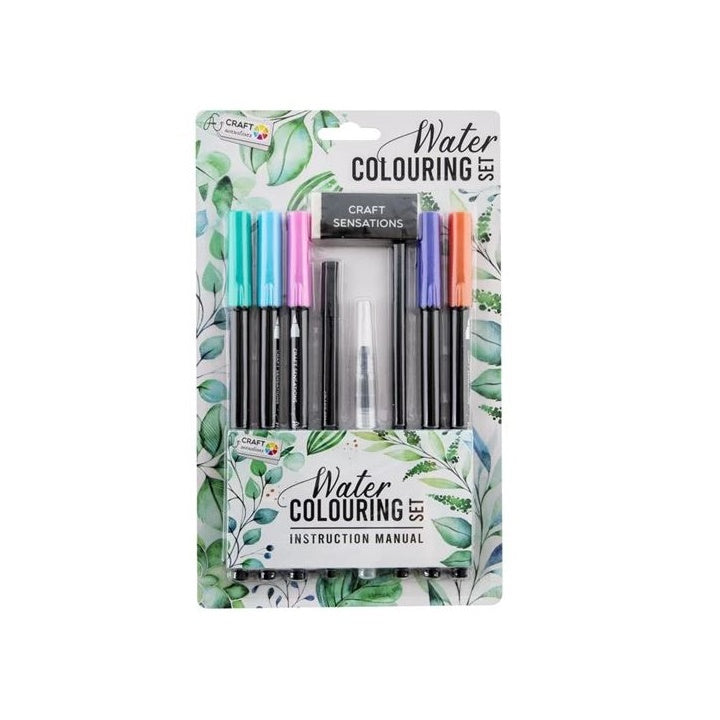 Aquarellstifte-Set mit 9 Teilen für Aquarellmalerei | ARTMIE