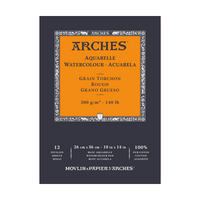ARCHES Aquarelle Aquarellblock rau naturweiß 300 g/m² – 12 Blatt