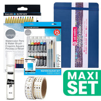 Art Journal Malerei Set - Aquarell - Marineblau — Bild 2