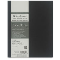 Strathmore Art Journal mit getöntem Papier (Gray) – Softcover | verschiedene Größen | 19.7 x 24.8 cm