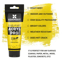 Acrylfarben-Set ACRYL PRO Kompozit in Box – 42 x 75 ml