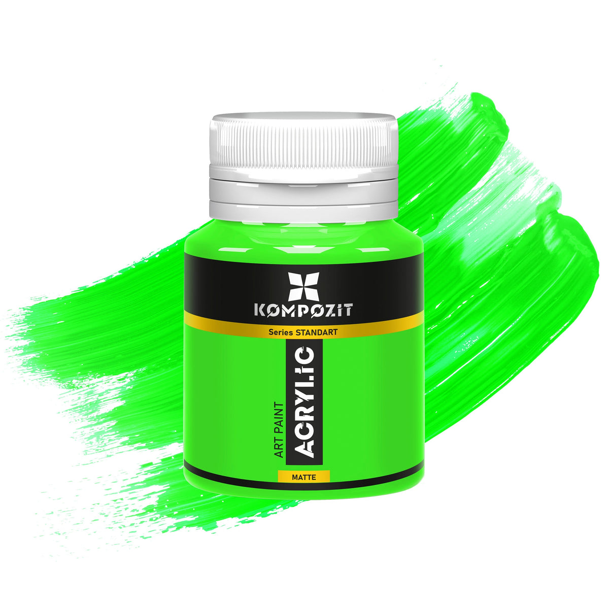Acrylfarbe STANDART Kompozit Fluorescent 20 ml – 112 Fluoreszierendes Grün