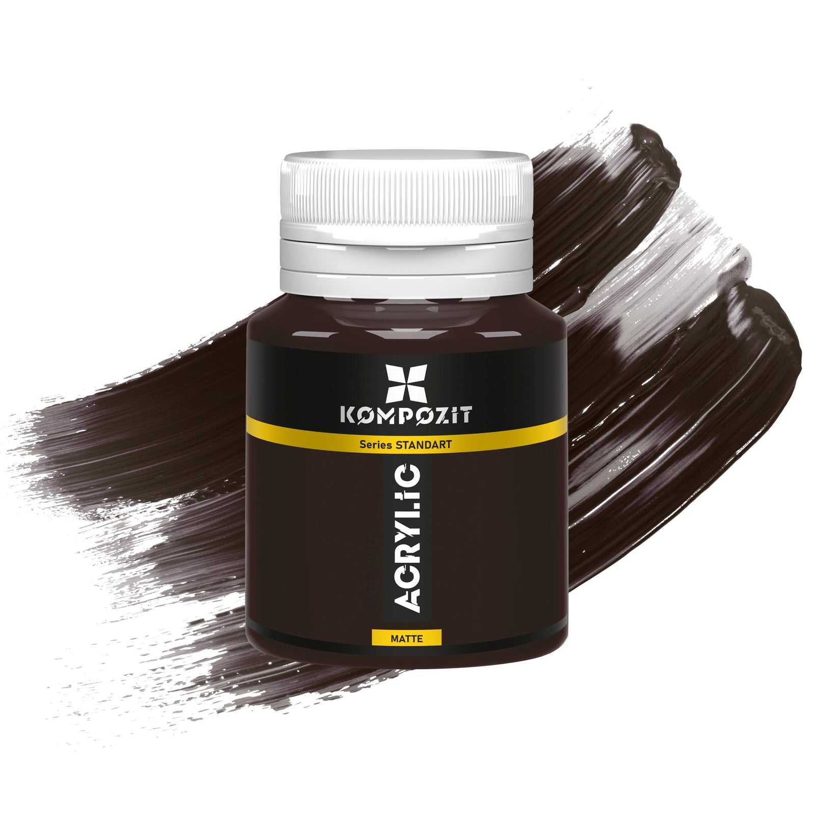 Acrylfarbe Kompozit STANDART 20 ml – 84 Dunkelbraun