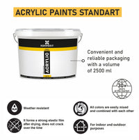 Acrylfarbe STANDART Kompozit 2500 ml