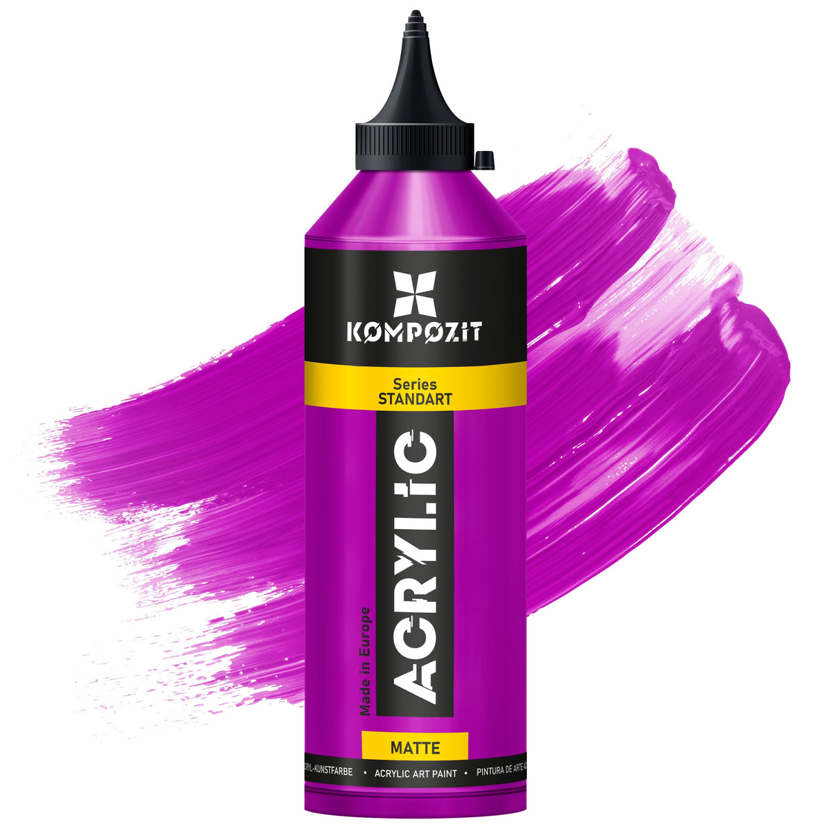 STANDART Kompozit Acrylfarbe 500 ml – 115 Fluorescent Violet