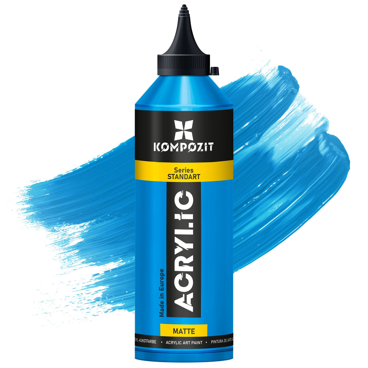 STANDART Kompozit Acrylfarbe 500 ml – 116 Fluorescent Blue