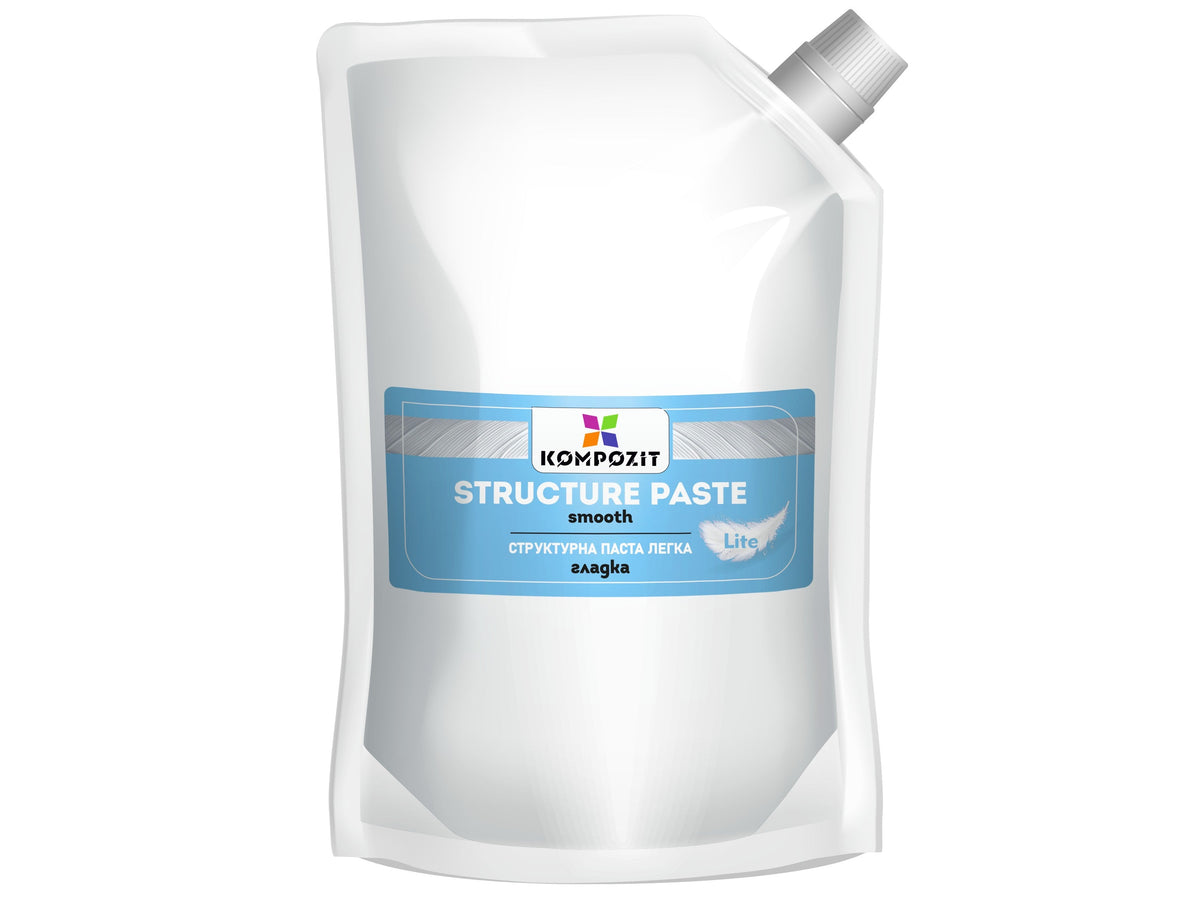 Weiße, glatte Strukturpaste LITE – 500 ml