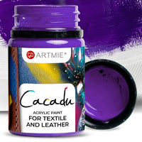 ARTMIE Cacadu Textil- und Lederfarbe 50 ml – 21 Ultramarin