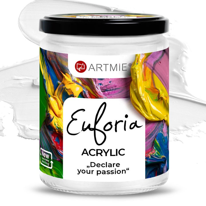 ARTMIE Euforia Acrylfarbe 430 ml – 018 Titanweiß