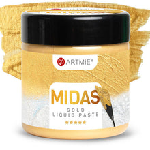ARTMIE MIDAS flüssige Metallic-Paste in Gold für Künstlerbedarf | ARTMIE