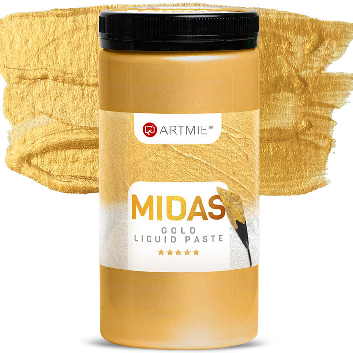 ARTMIE MIDAS flüssige Metallic-Paste Gold – Ansicht 3