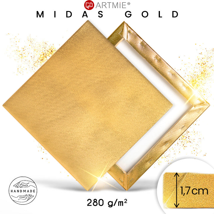 ARTMIE MIDAS Goldene Leinwand auf Keilrahmen | verschiedene Größen — Bild 17
