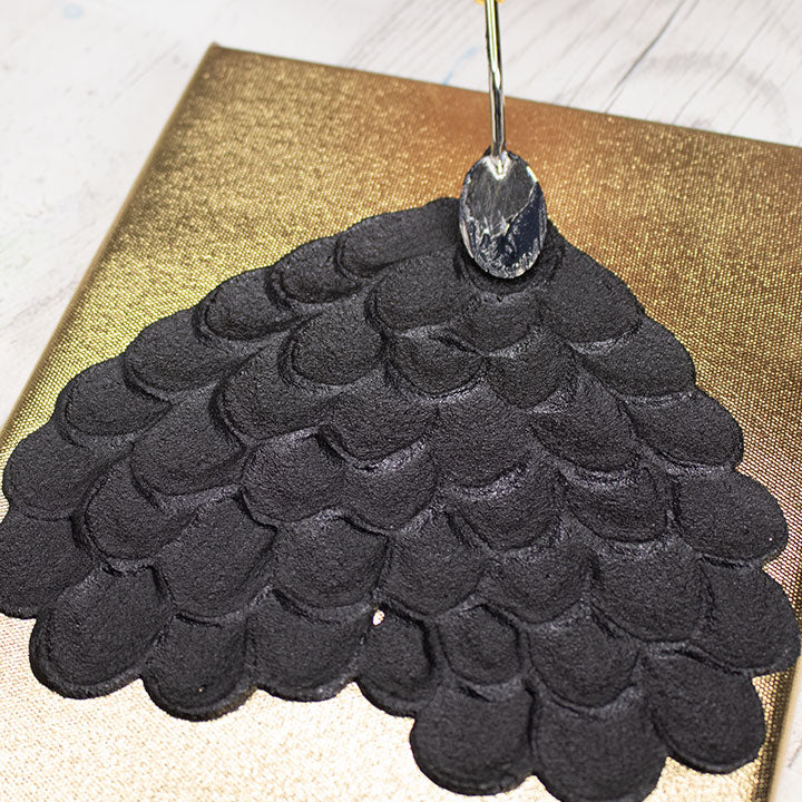 ARTMIE Midnight 3D Strukturpaste Schwarz | verschiedene Größen — Bild 8