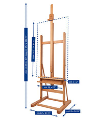 Atelierstaffelei MABEF Workshop – Buchenholz