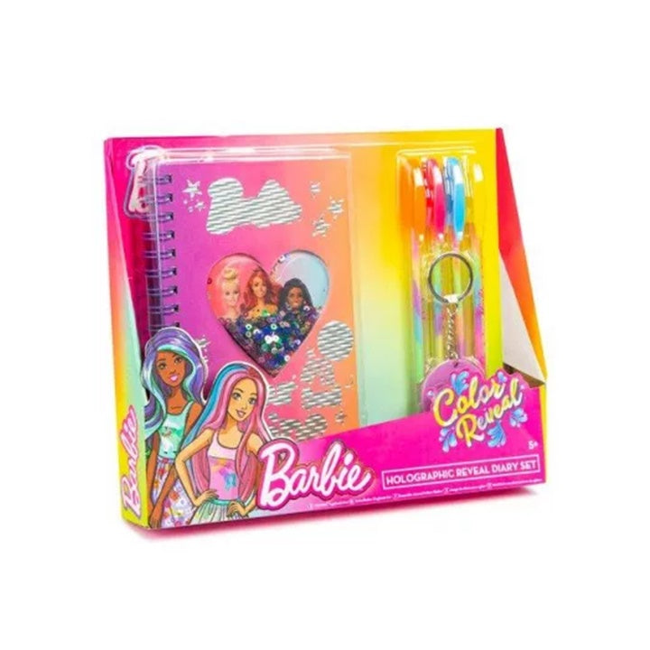 Barbie Mini-Tagebuch für Mädchen mit bunten Gelschreibern | ARTMIE