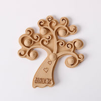 Biegbares Holz Pentart Baum 8 x 9 cm