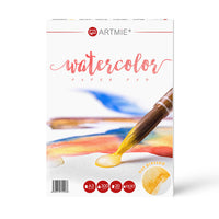 ARTMIE Aquarellblock Hot Press, 20 Blatt | verschiedene Formate