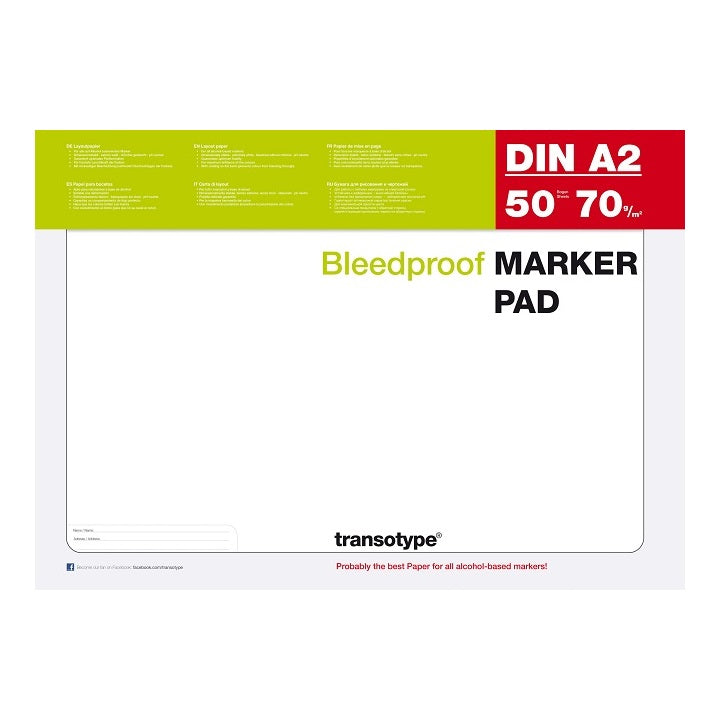 COPIC Marker Pad | Verschiedene Formate | A2
