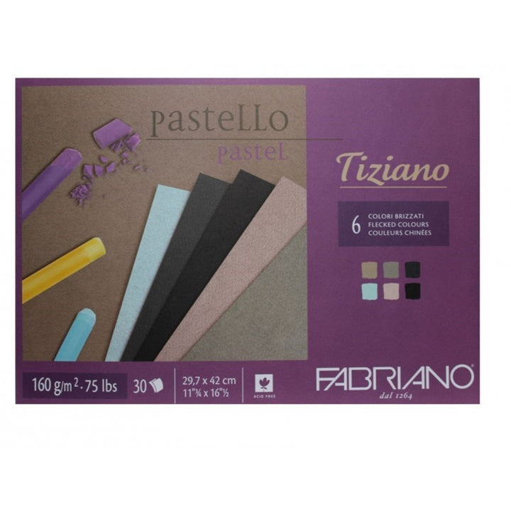 FABRIANO Tiziano Pastellpapier-Block | verschiedene Größen | A3