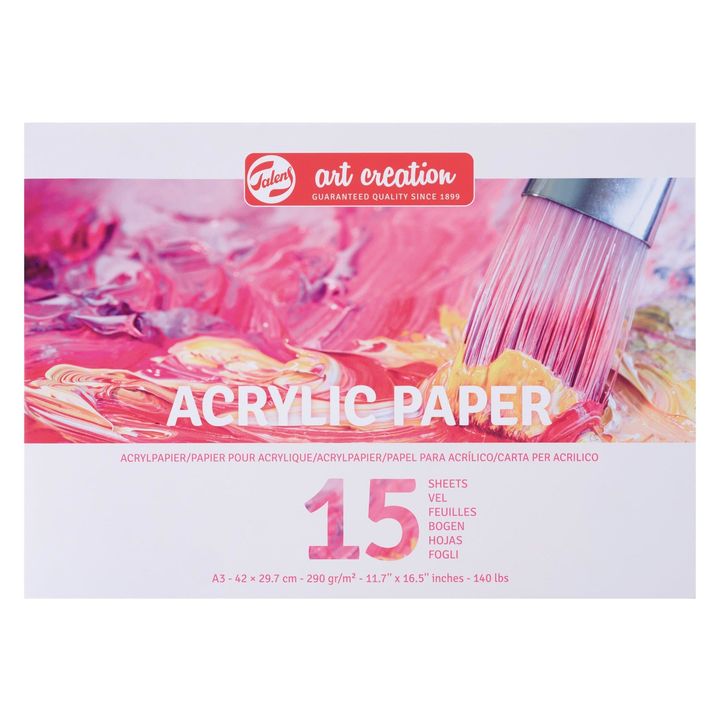 Acrylmalblock 15 Blatt | verschiedene Formate