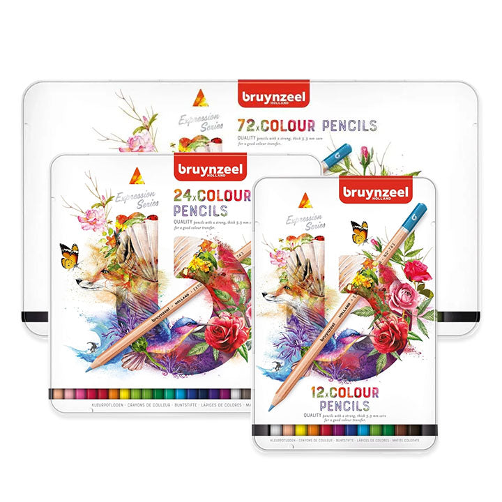 bruynzeel Expression Series Buntstifte in verschiedenen Sets im Metall-Etui | ARTMIE