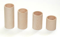 Buchenholz-Kerzenständer - 4er-Set — Bild 2