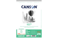 Canson 1557 Skizzenblock feinkörnig 180 g/m² A4, 30 Blatt spiralgebunden