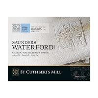 CANSON Aquarellblock St Cuthberts Saunders Waterford CP Weiß 300 g/m² - 20 Blatt, 26 – 51 cm
