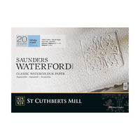 CANSON Aquarellblock St Cuthberts Saunders Waterford CP Weiß 300 g/m² - 20 Blatt, 26 – 51 cm