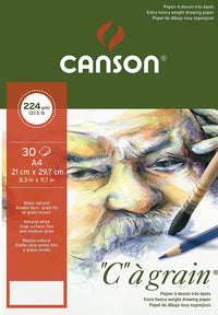 Skizzenblock CANSON C a grain 224 g/m² A3 - 30 Blatt, feinkörnig, kopfgeleimt