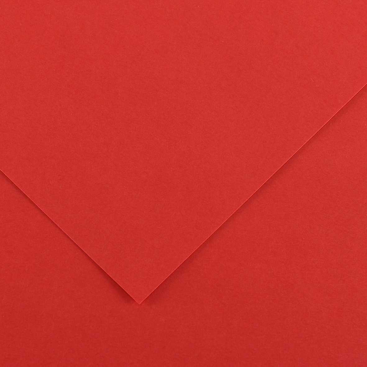 CANSON Farbpapier Vivaldi 50 x 65 cm 240 g 125H – Rot 15