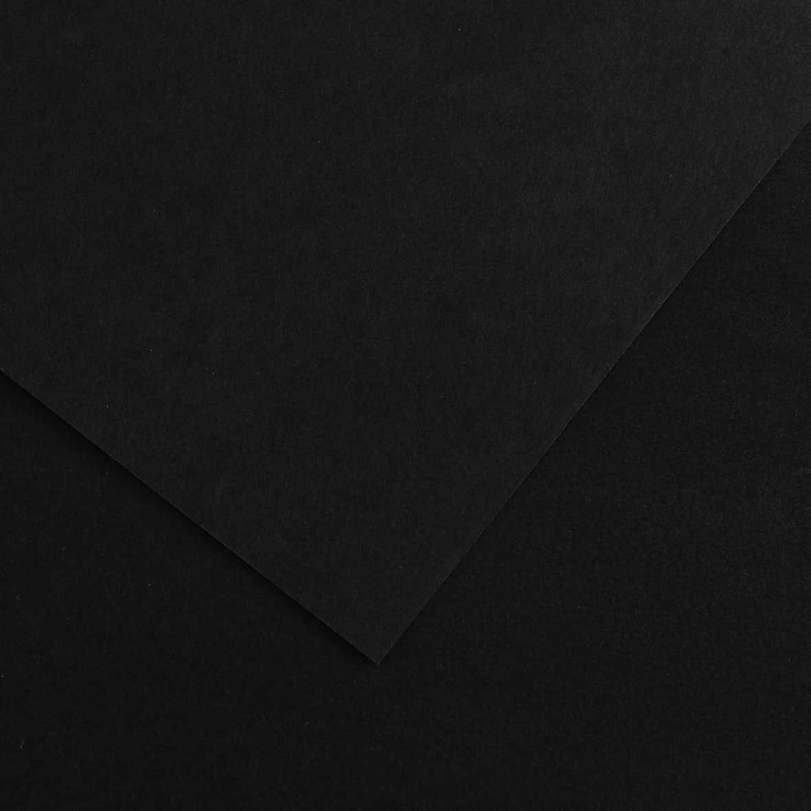 CANSON Farbpapier Vivaldi 50 x 65 cm 240 g 125H – Schwarz 38