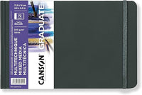 Canson Graduate Art Book Mix Media Skizzenbuch 200 g/m², 72 Blatt, 14 x 21,6 cm, Hardcover
