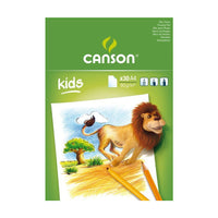 CANSON Kids Skizzenblock 90 g/m² – 30 Blatt, A5 – A4