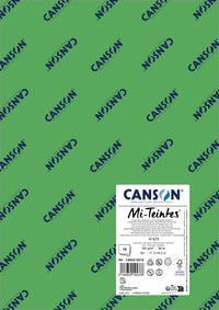 Pastellpapier Canson Mi-Teintes A3 160 g - 10 Bogen – Apfelgrün 475