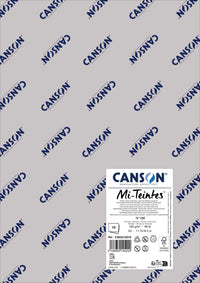 Pastellpapier Canson Mi-Teintes A3 160 g - 10 Bogen – Mondgrau 186