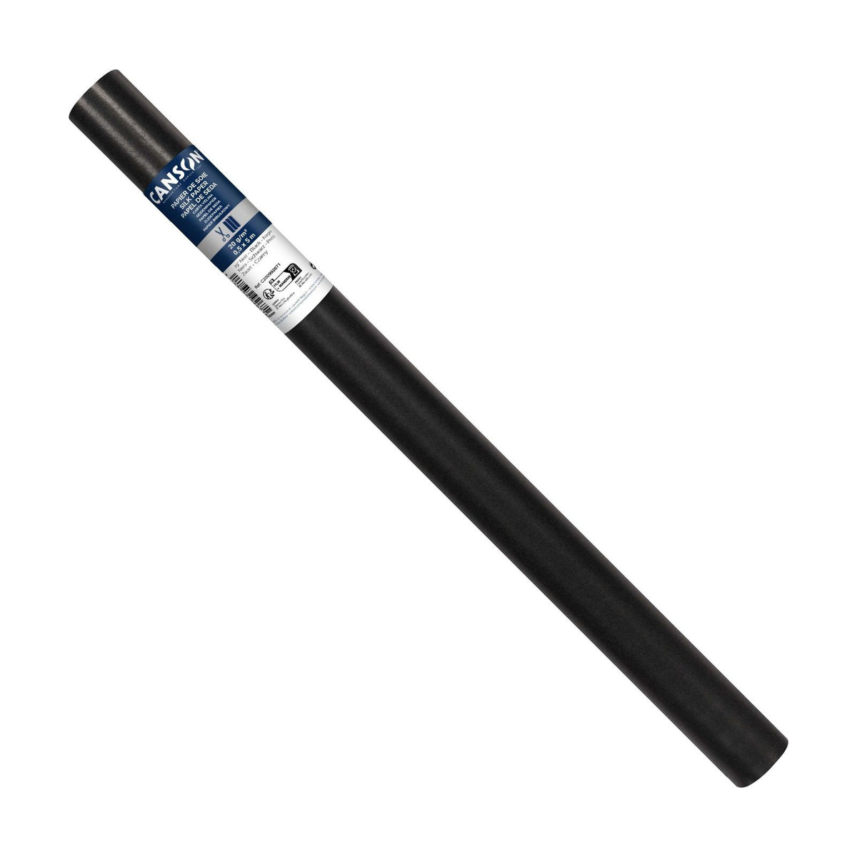 CANSON Seidenpapier auf Rolle - 50 x 500 cm, 20 g – Schwarz