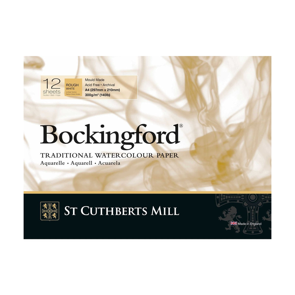 CANSON St Cuthberts Bockingford Aquarellblock Rough 300 g/m² - 12 Blatt