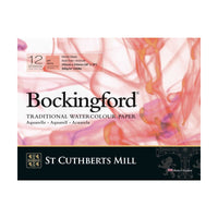 CANSON St Cuthberts Bockingford Aquarellblock satiniert weiß 300 g/m² - 12 Blatt
