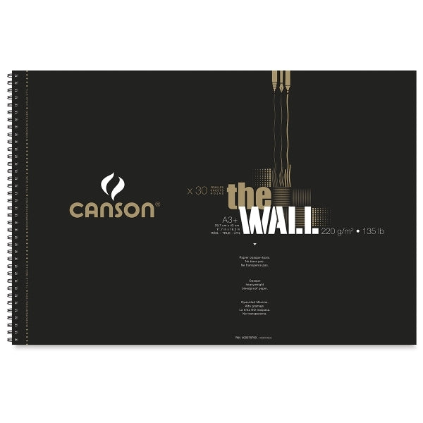 Canson The Wall Skizzenbuch 220 g 30 Blatt A3+ Spiralbindung
